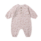 Quincy Mae Henley Bubble Jumpsuit (Garden)