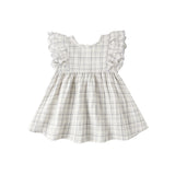 QUINCY MAE Alina Dress (Blue Plaid)