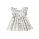 QUINCY MAE Alina Dress (Blue Plaid)