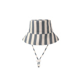 QUINCY MAE Bucket Hat (Retro Stripe Ocean)