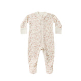 Quincy Mae Zip Long Sleeve Sleeper Footie (French Garden)