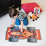 Peaceable Kingdom Racecar Shaped Floor Puzzle