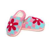 Living Royal Kid's Slippers - Retro Flowers