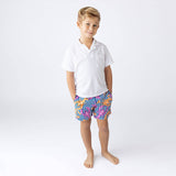 Shade Critters Lobster Stripe Swim Trunks