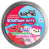 Crazy Aaron's Scentsory Watermelon/Birthday Cake - 2.75" Thinking Putty Tin