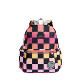 State Bag Kane Double Pocket Backpack - Pink Checkerboard