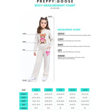 Preppy Goose Ivory Cardigan Sweater - Cream