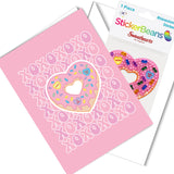 Sticker Beans - Sweethearts - Greeting Card & Sticker