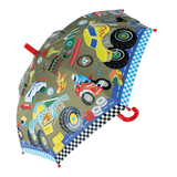 Floss Rock Construction Transparent Colour Changing Umbrella (Cars/Trucks)