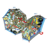 Floss Rock Construction Transparent Colour Changing Umbrella (Cars/Trucks)