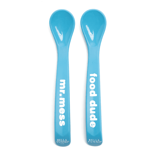Bella Tunno Mr.Mess/Food Dude Spoon Set - hip-kid