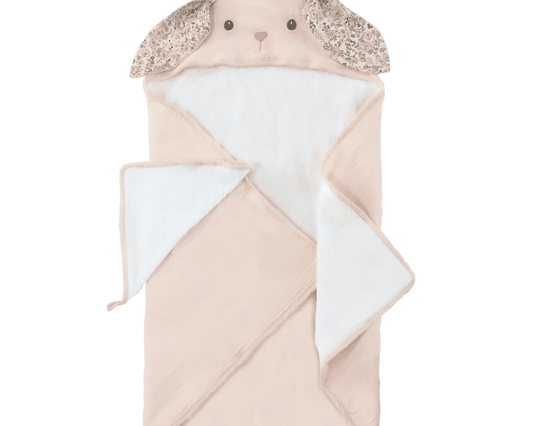 Mon Ami Petit Bunny Towel & Washcloth Set - hip-kid