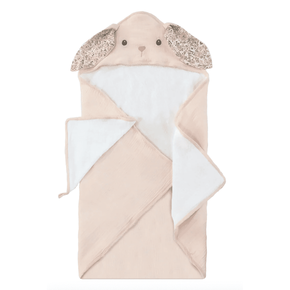 Mon Ami Petit Bunny Towel & Washcloth Set - hip-kid