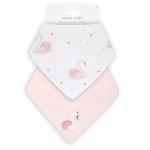 Mon Ami French Swan 2PC Bib Set - hip-kid