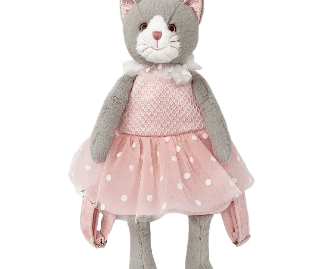 Mon Ami "Celeste" Cat Plush Backpack - hip-kid