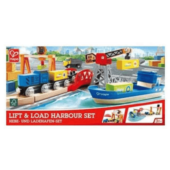 Hape Lift & Load Harbour Set - hip-kid