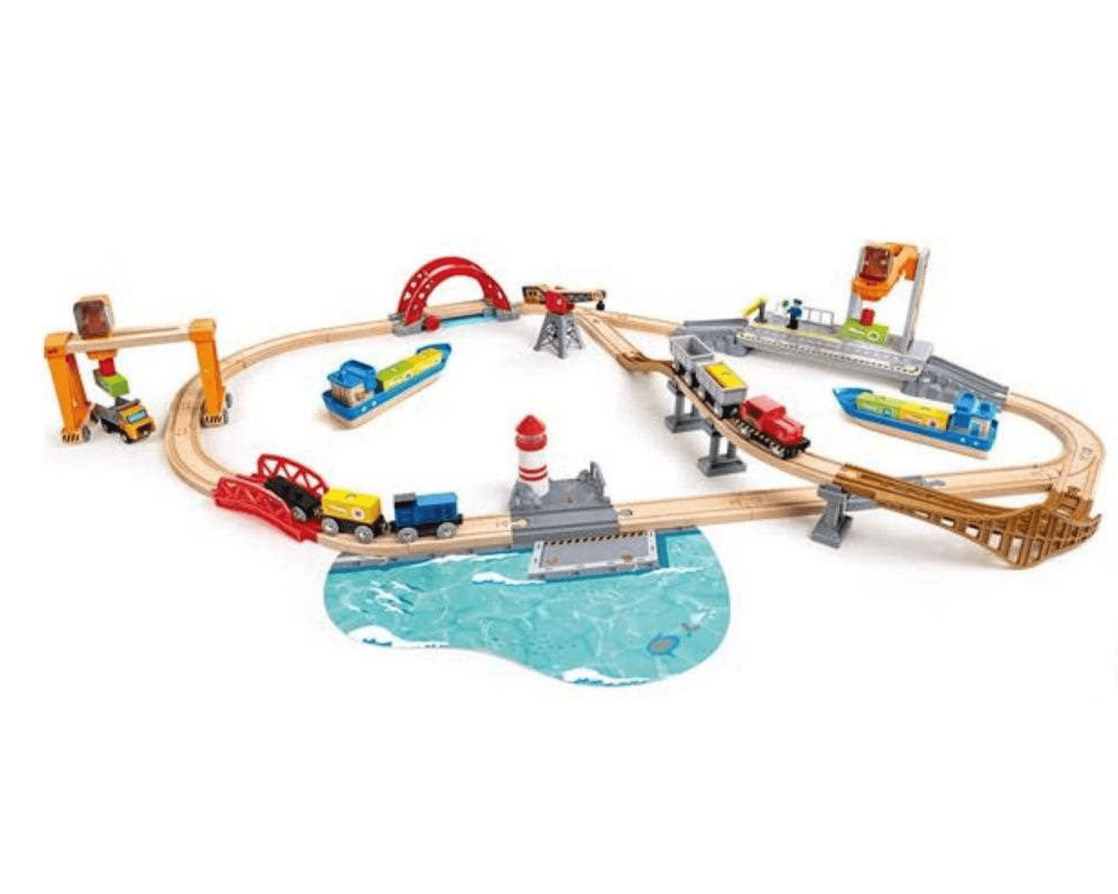 Hape Lift & Load Harbour Set - hip-kid