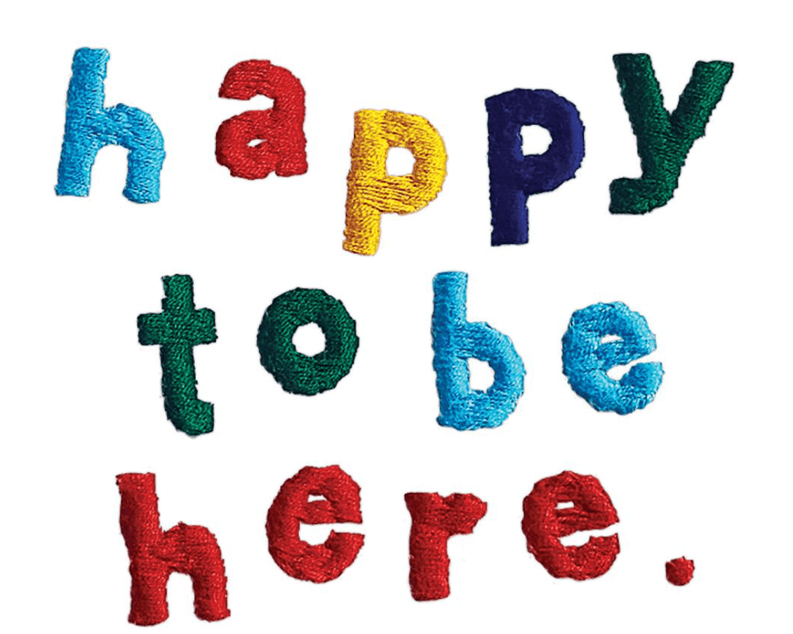Tattly Happy To Be Here Tattoo Pair - hip-kid