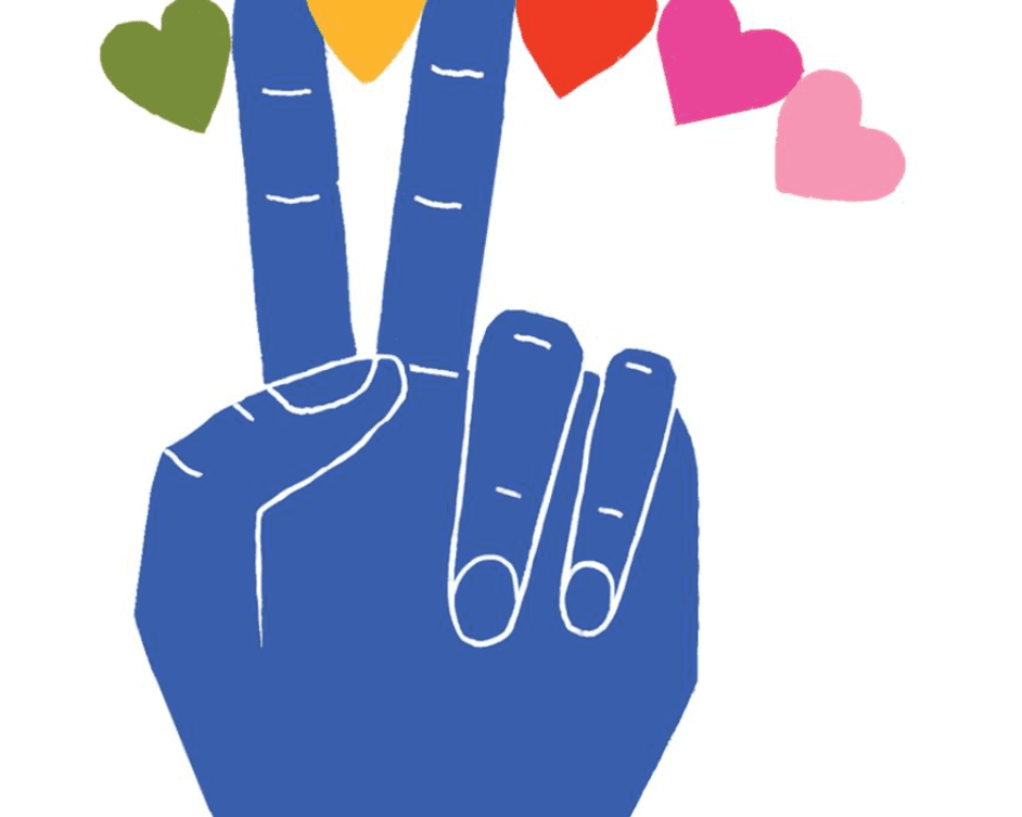 Tattly Peace & Love Tattoo Pair - hip-kid