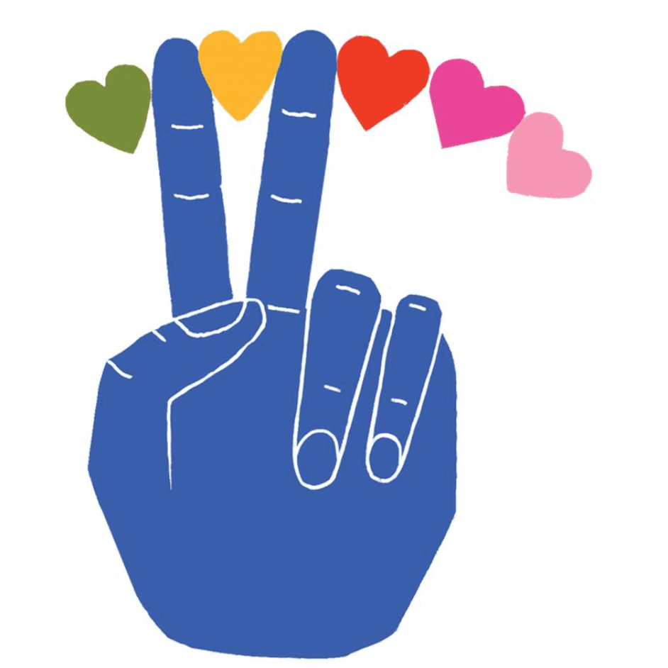 Tattly Peace & Love Tattoo Pair - hip-kid