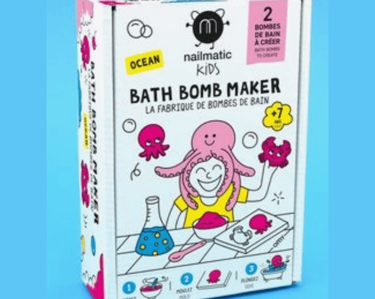 Nailmatic Small Bath Bomb Maker Kit - Ocean - hip-kid
