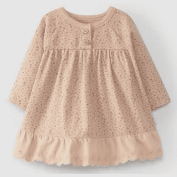 Snug Speckled Dress - Blush - hip-kid
