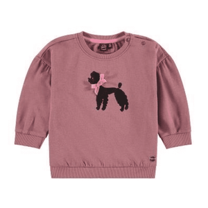 Babyface Girls Poodle Sweatshirt & Legging Set - Red Clay/Black - hip-kid