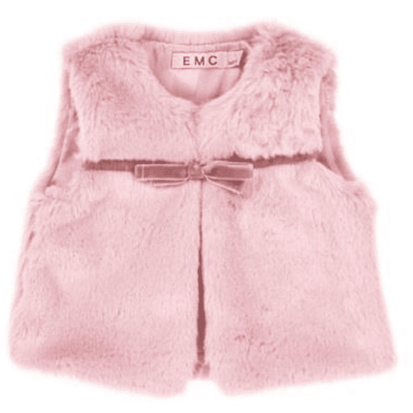 EMC Eco Fur Vest - Pink - hip-kid
