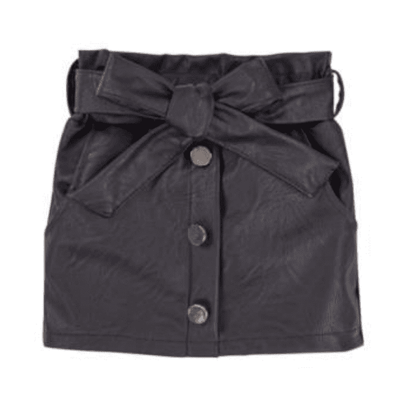EMC Fake Leather Skirt - Black - hip-kid