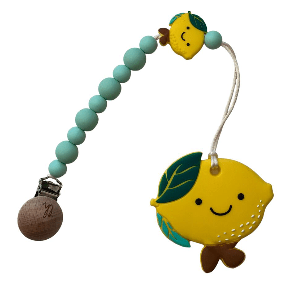 Three Hearts Silicone Teether with Clip - hip-kid