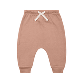 Quincy Mae Pocket Sweatshirt & Pointelle Sweatpants - Rose - hip-kid