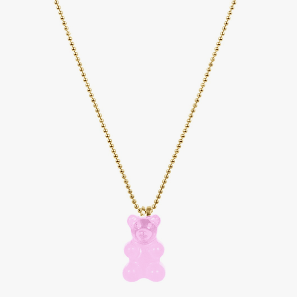 Little Miss Zoe Gummy Bear Charm Necklace Bottle - hip-kid