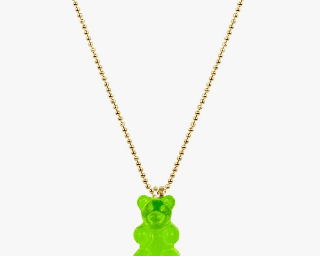 Little Miss Zoe Gummy Bear Charm Necklace Bottle - hip-kid