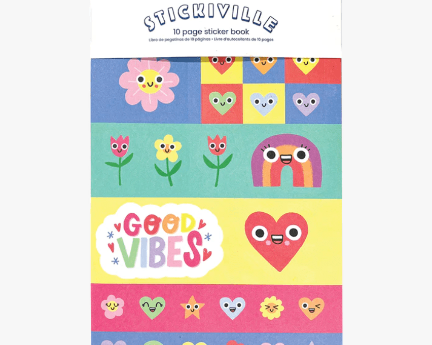 OOLY Stickiville Book - Happy Hearts - hip-kid