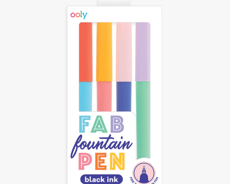 Ooly Fab Fountain Pens - Set of 4 - hip-kid