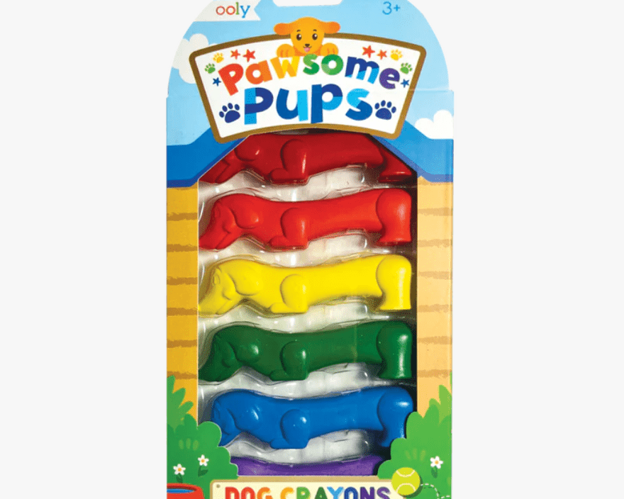 Ooly Pawsome Pups Dog Finger Crayons - hip-kid