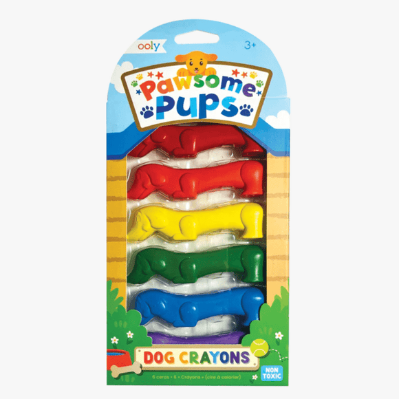 Ooly Pawsome Pups Dog Finger Crayons - hip-kid