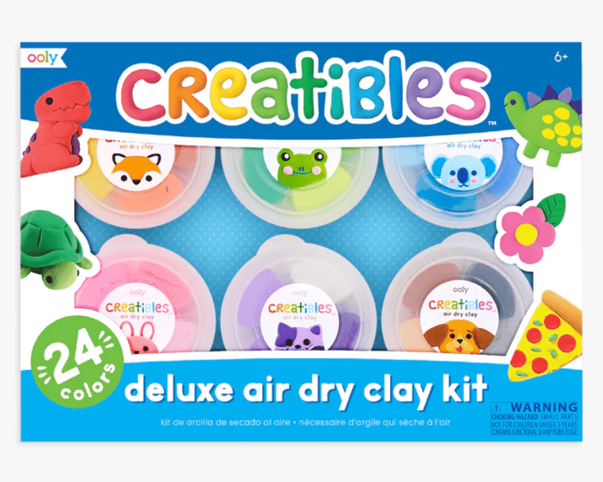 Ooly D.I.Y Air Dry Clay Kit - Set of 24 Colors - hip-kid