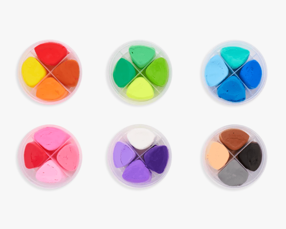 Ooly D.I.Y Air Dry Clay Kit - Set of 24 Colors - hip-kid