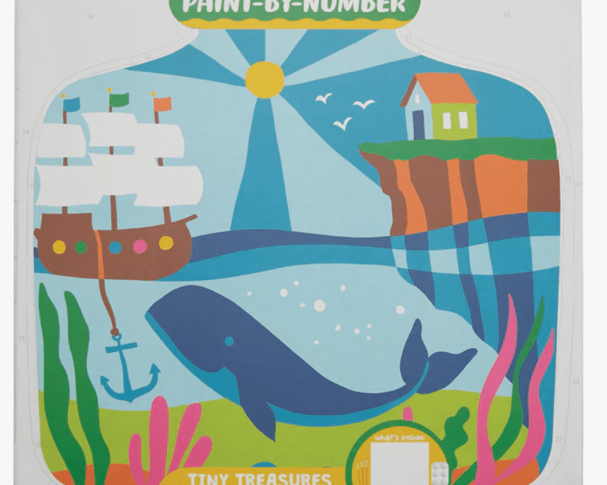 Ooly Colorific Canvas Paint by Number Kit - Tiny Treasures - hip-kid