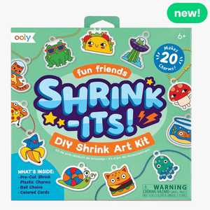 Ooly Shrink-Its! D.Y.I Shrink Art Kit - Fun Friends - hip-kid