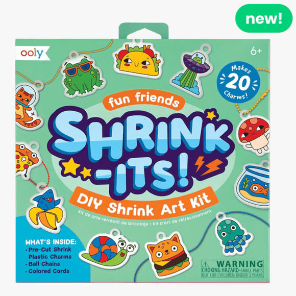 Ooly Shrink-Its! D.Y.I Shrink Art Kit - Fun Friends - hip-kid