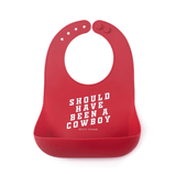 Bella Tunno Cowboy Wonder Bib - Cherry - hip-kid