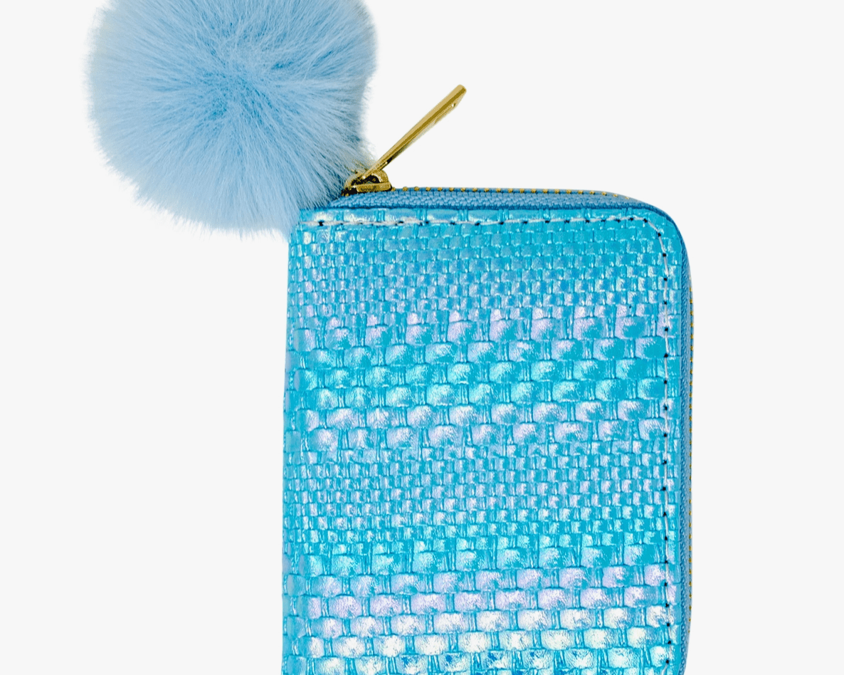 Zomi Gems - Shiny Mix Weave Wallet - hip-kid