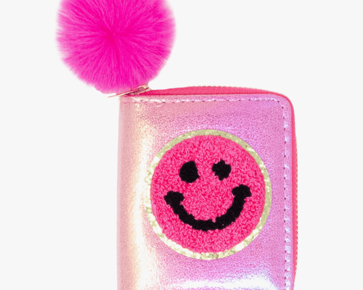 Zomi Gems - Shiny Happy Face Wallet - hip-kid