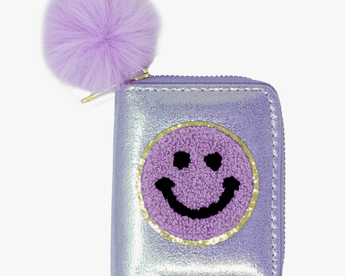 Zomi Gems - Shiny Happy Face Wallet - hip-kid
