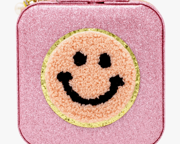 Zomi Gems Happy Face Sparkle Jewelry Box - hip-kid