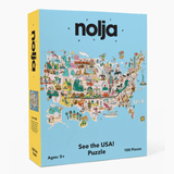 Nolja See the USA! 100pc Puzzle - hip-kid