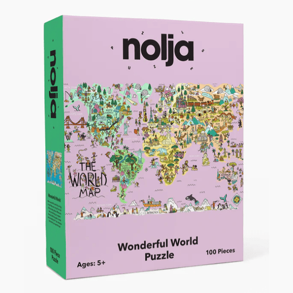 Nolja Wonderful World! 100pc Puzzle - hip-kid