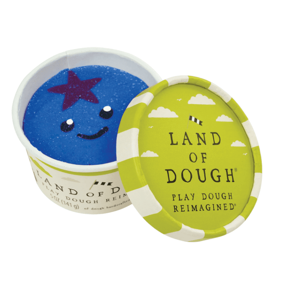 Land of Dough 5oz Blueberry Barry Medium Cup - hip-kid